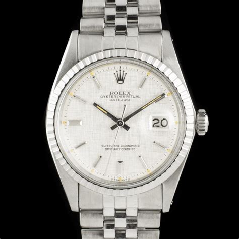 rolex 1603 linen dial|rolex datejust 36 1603.